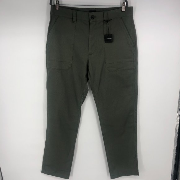 Club Monaco Green Utility pant Size 34 NWT Versatile work casual - Picture 6 of 11